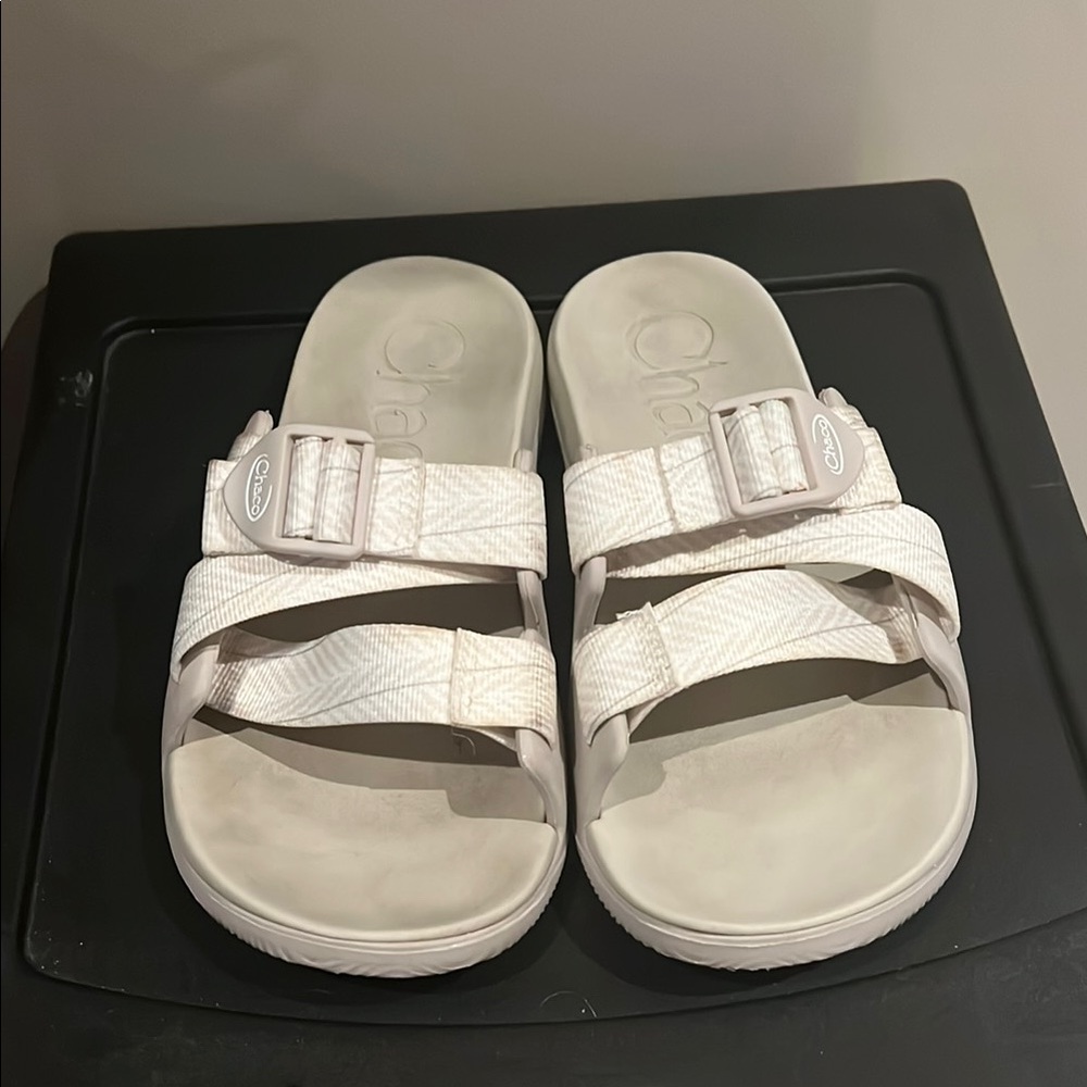 Chaco White Sandals